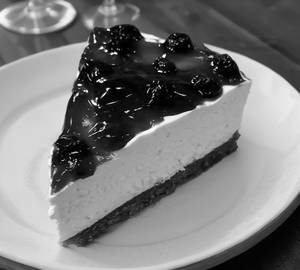 Blueberry Cheesecake Slice