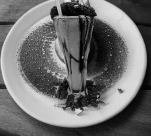 Creamy chocolate shake