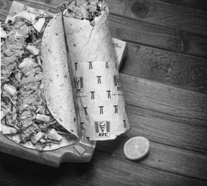 Tandoori Fried Chicken Tortilla Wrap