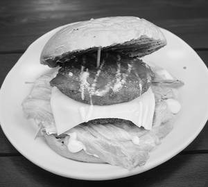 Double patty veg burger