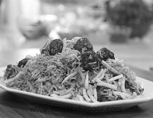 Veg manchurian fried rice