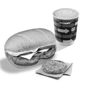 Cheesy Potato Delight Sandwich (10cm) + Coffee + Hashbrown