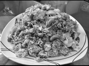 Chicken cashew fried rice