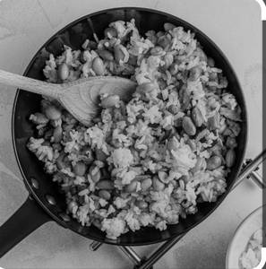 Chicken Edamame Truffle Rice