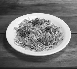 Veg manchurian noodles