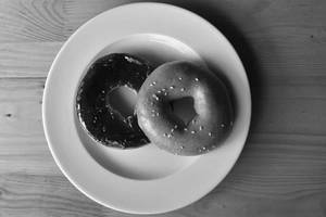 Blackcurrent Jam Bagel