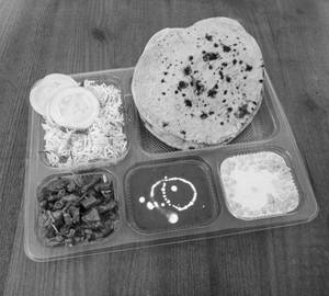 Dal Makhni + Mix Veg + Rice + 4 Roti + Salad