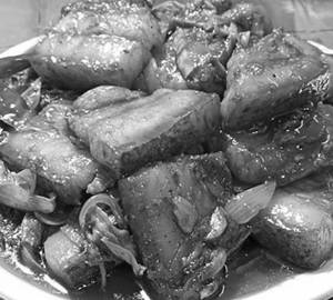 Pork with bamboo shoot