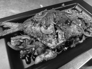 Fried Pomfret