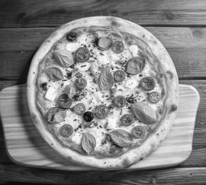 Alfredo veg pizza (6 inches)