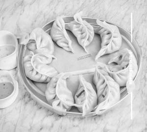 Chicken Momos Steam Fry
