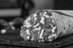 Baked Chicken Meatball Pizza Wrap (Non-Spicy).