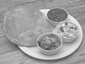CHHOLE BHATURE.