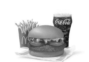 Mexican McAloo Tikki NONG Burger Combo ( M)