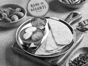 Egg Curry - Tawa Roti Thali