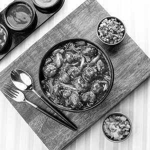 Mushroom Chilly Gravy