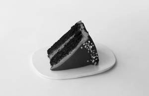 Chocolate Cake with Chocolate Buttercream Cake Slice