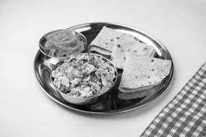 Egg Bhurji With Roti Or Paratha Or Rice
