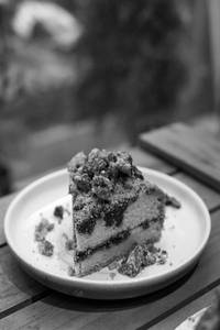 Date & Walnut Crumble Cake (by The Slice)