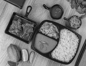 Mutton Kosha Office Parar Thali (2 Pcs)