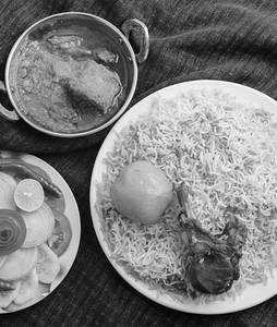 Chicken Biriyani With Chicken Chaap [Serves 1]