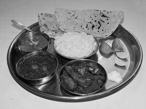 Mutton thali