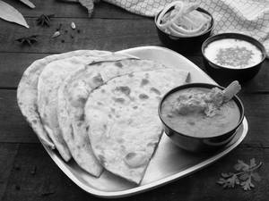 Tandoori Roti - Railway Mutton Curry Combo