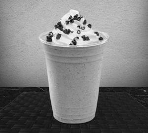 Cold coffee with ice cream and choco chips