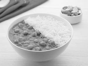 Chatpate Chole Chawal Bowl
