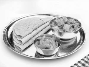 Kadhai Paneer With Roti Or Paratha Or Rice