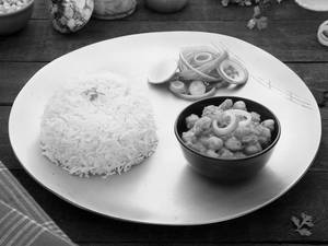 Amritsari Chole - Rice Combo