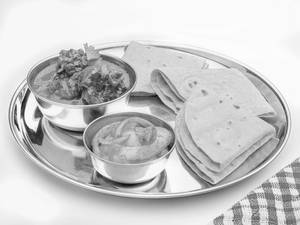 Sunday Mutton Curry With Roti Or Rice