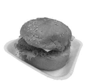 Crispy chicken cheese burger