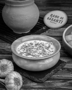 Fried Garlic Raita