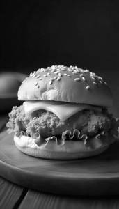 Chicken cheese burger