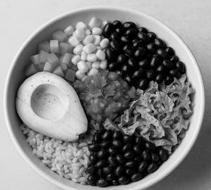 Mexican Fiesta Bowl (Veg){Protein: 16G Carbs: 35G Fat: 12G Cal-330}