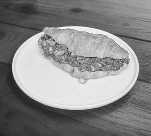 Spinach and mushroom cheese crossaint