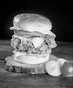 Chicken Tower Burger
