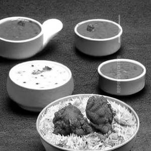 Fried Chicken Gravy Biryani