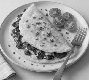 Spinach And Cheese Omelette{Protein: 17 G,Carbs: 2G,Fat: 20G,C-250}