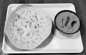 Appam With Cherupayaru Curry