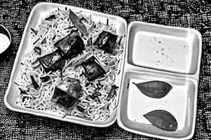 Paneer Mushroom Dum Biryani