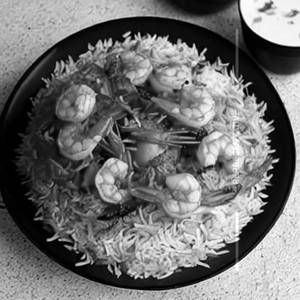 Prawns Dum Biryani