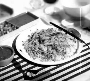 Chicken Burnt Chilly Rice