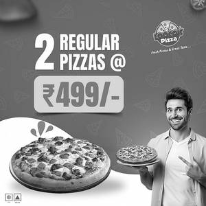 2 Regular Pizzas