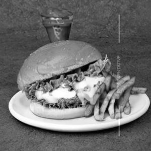 Chicken Tikka Steak Burger