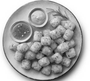 Chilli garlic potato shots (12 pcs)