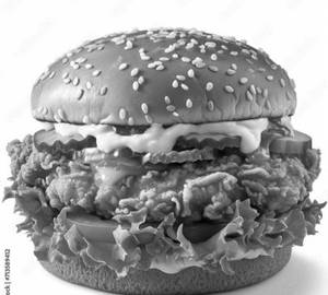 Crispy Fried Chicken Burger