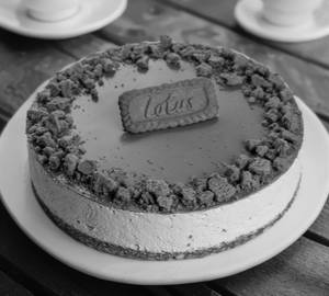 Lotus Biscoff Baked Cheese Cake