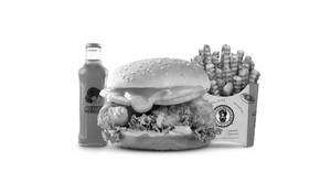 Chicken Kurkure Momo Burger Value Combo